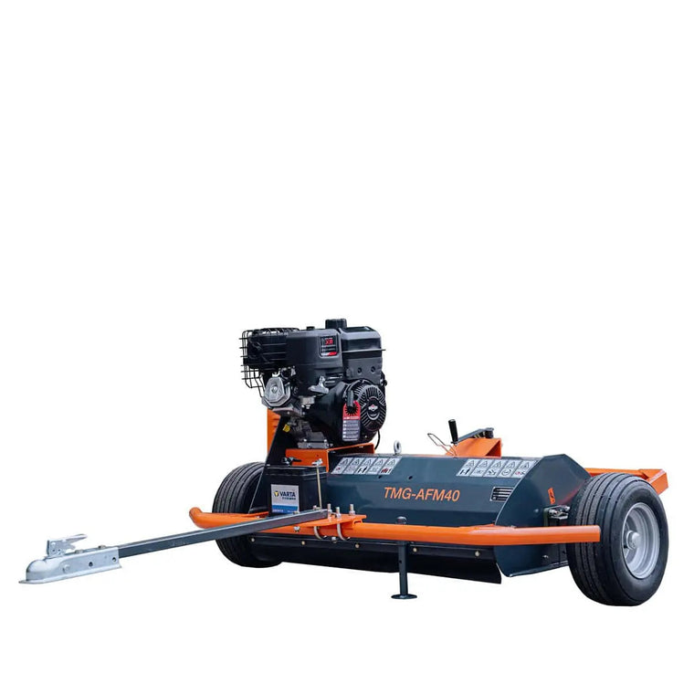 Faucheuse à fléaux débroussailleuse de 40 po pour VTT, moteur Briggs & Stratton, remorquable à déport latéral