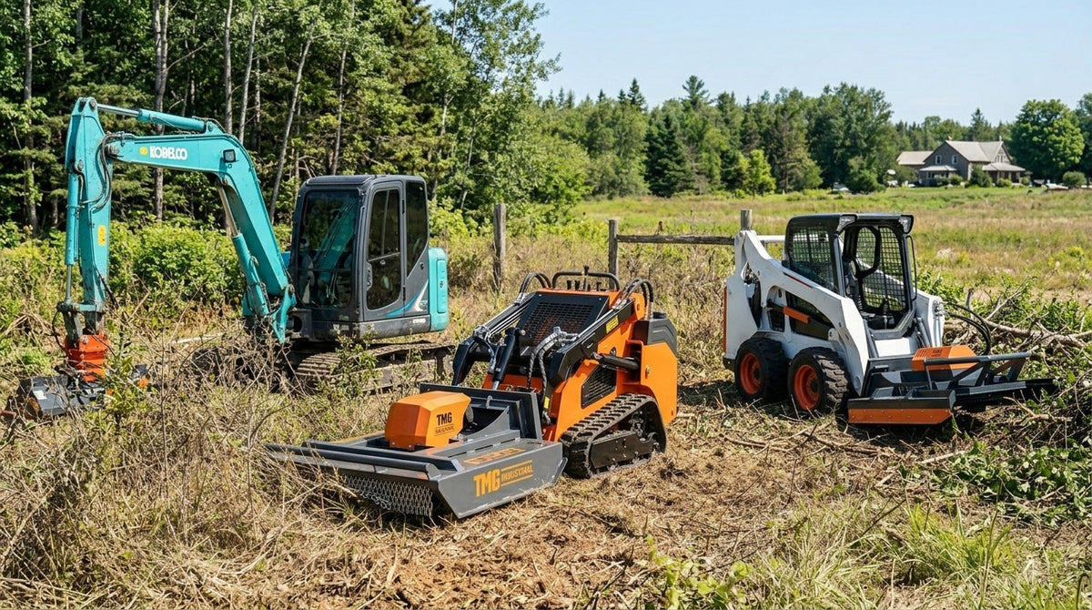 Brush Cutter Attachments: Machine & Terrain Guide TMG Industrial