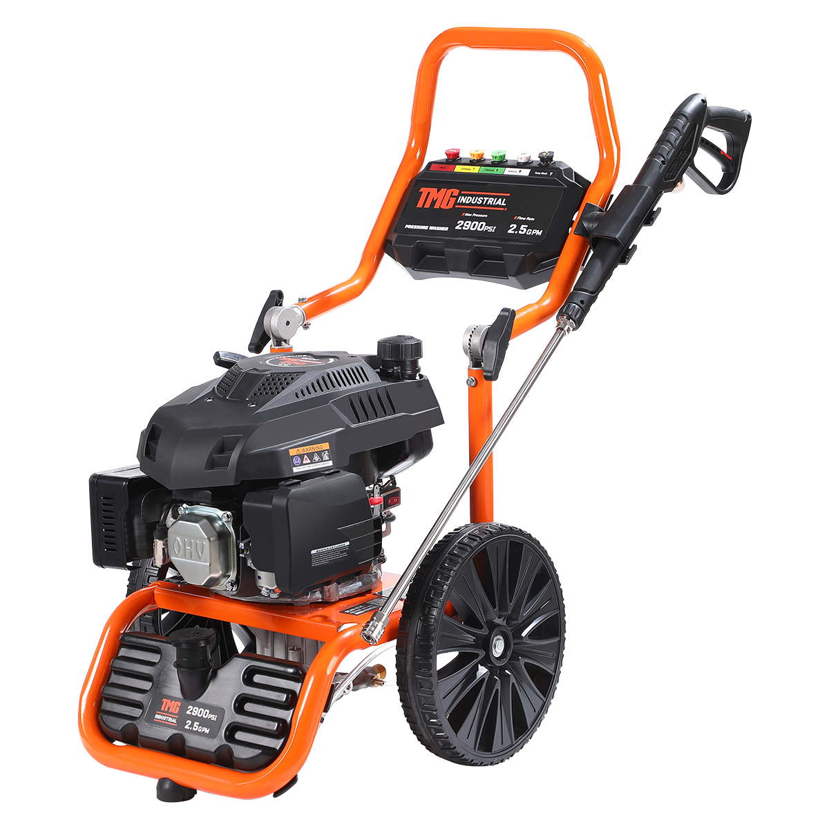 Nettoyeur à essence de 2 900 PSI, poignée rabattable