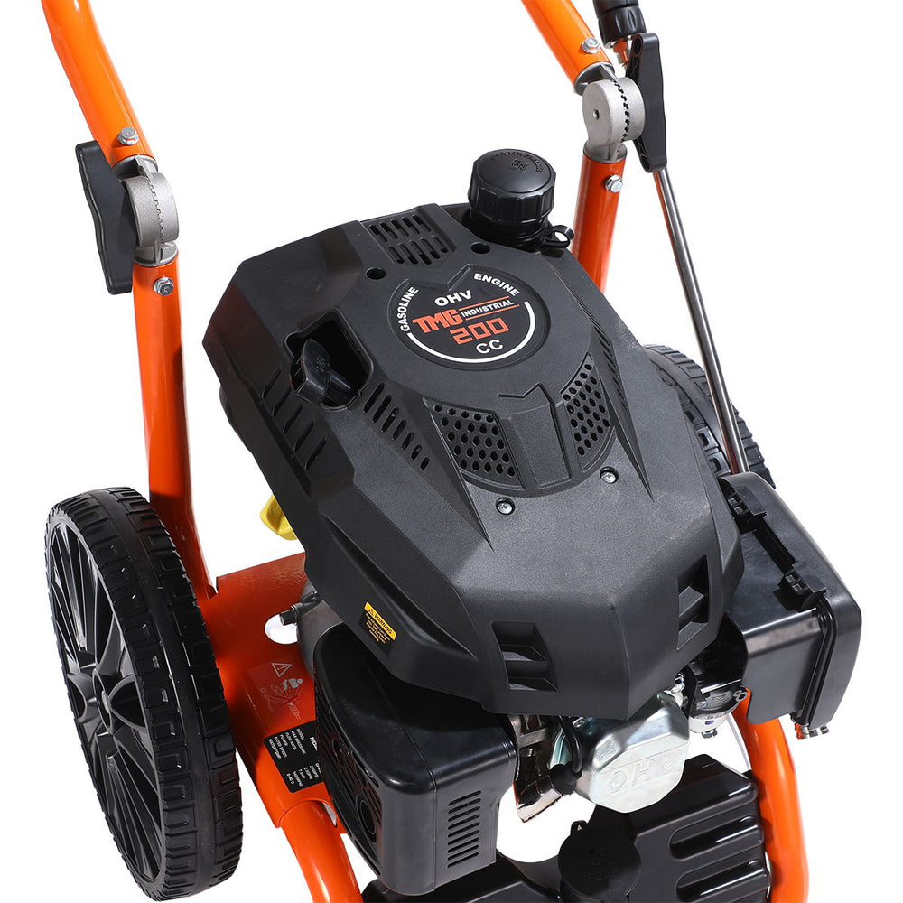 Nettoyeur à essence de 2 900 PSI, poignée rabattable