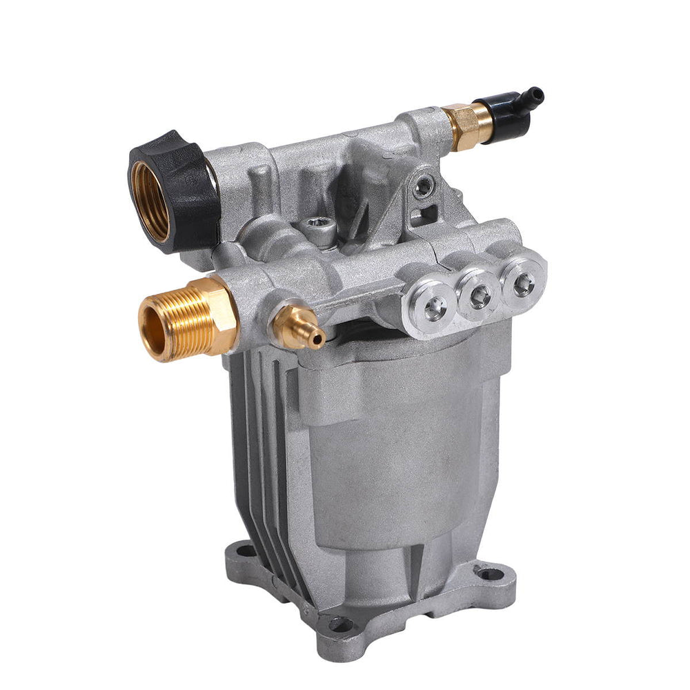 Replacement pump component shown separately for the pressure washer.