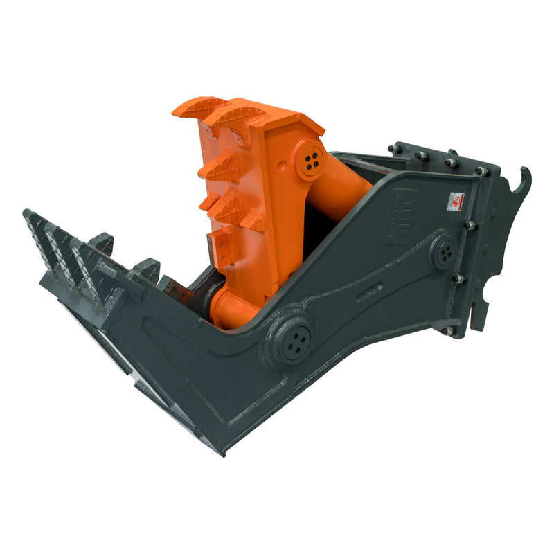 Hydraulic Pulverizer for 10-18 Ton Excavators, 65 Ton Crushing Force, Concrete Crusher, Rebar Cutting Jaw, TMG-EHP65