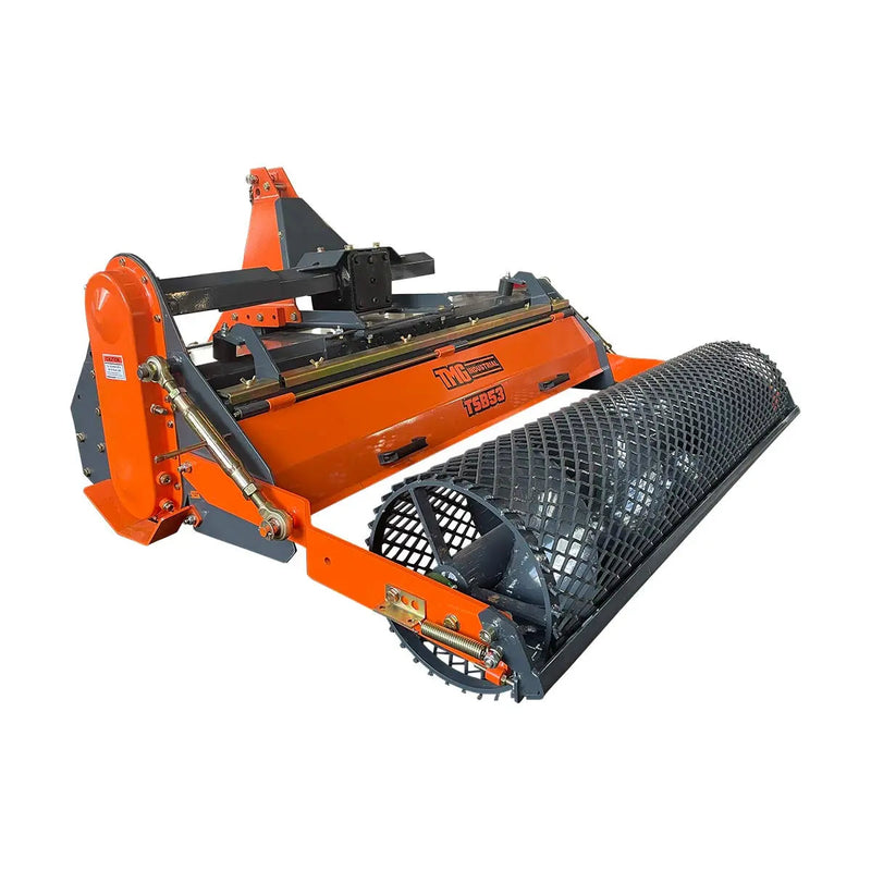 53” Rotary Tilling Stone Burier, 5” Tilling Depth, 28-40 HP, PTO Shaft Included, TMG-TSB53