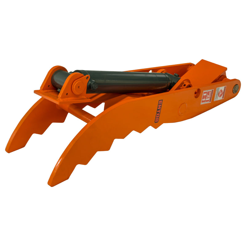 Hydraulic Thumb for 4-8 Ton Excavators, 2 Tines, Weld-On Base Plate, TMG-EHT08