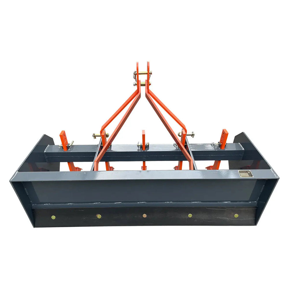 60” Land Box Scraper, 3 Point Hitch, (5) Ripper Shanks, 18-35 HP Tractors, TMG-TLS60