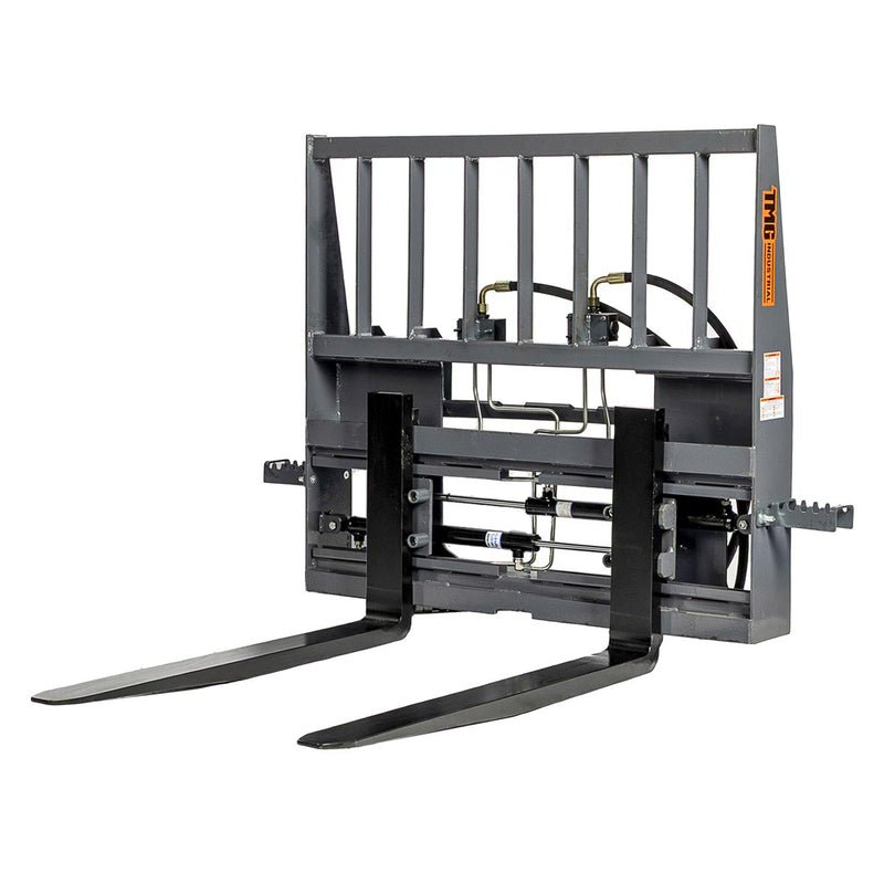 60 inch pallet fork for skid steer with hydraulic side shift and 4200 lb capacity TMG-SPF60S