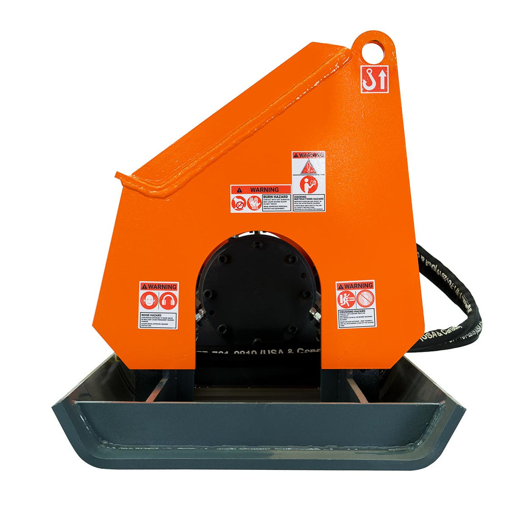 Plaque vibrante de 72 po pour chargeuse compacte