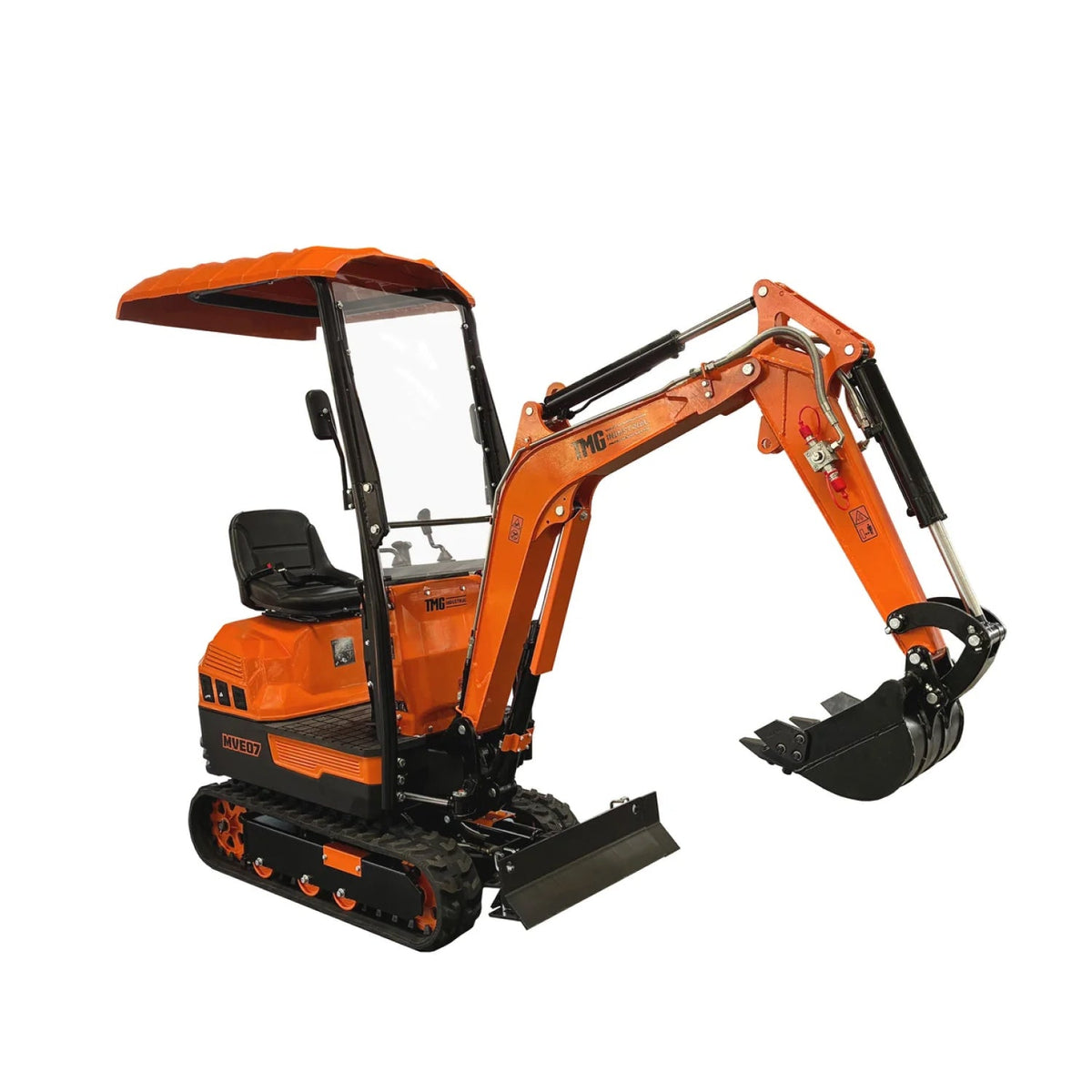 2200 LB Compact Mini Excavator, 420cc/14 HP Gas Engine, 13-¾” Bucket Width, 2765 Lb Digging Force, TMG-MVE07