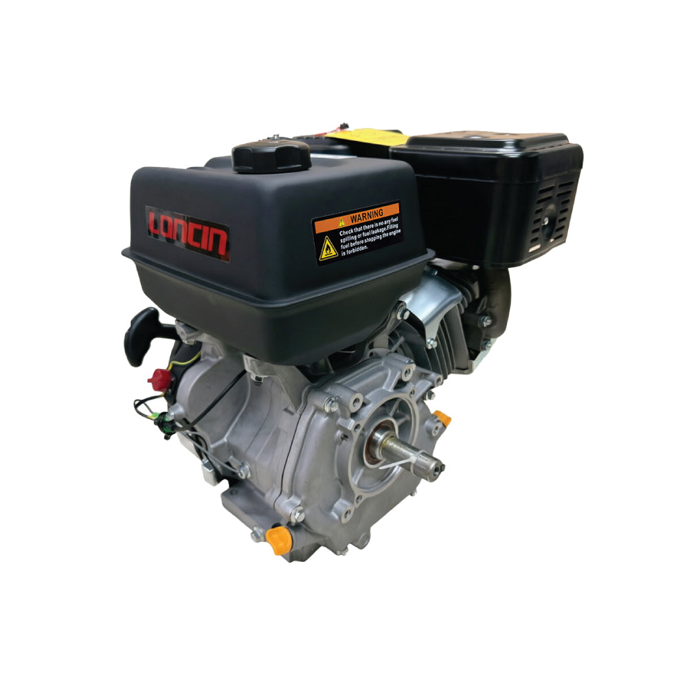 12 HP Gas Engine, 4-Stroke, Recoil/Electric Start, OHV, Pushrod Engine, TMG-GEL12