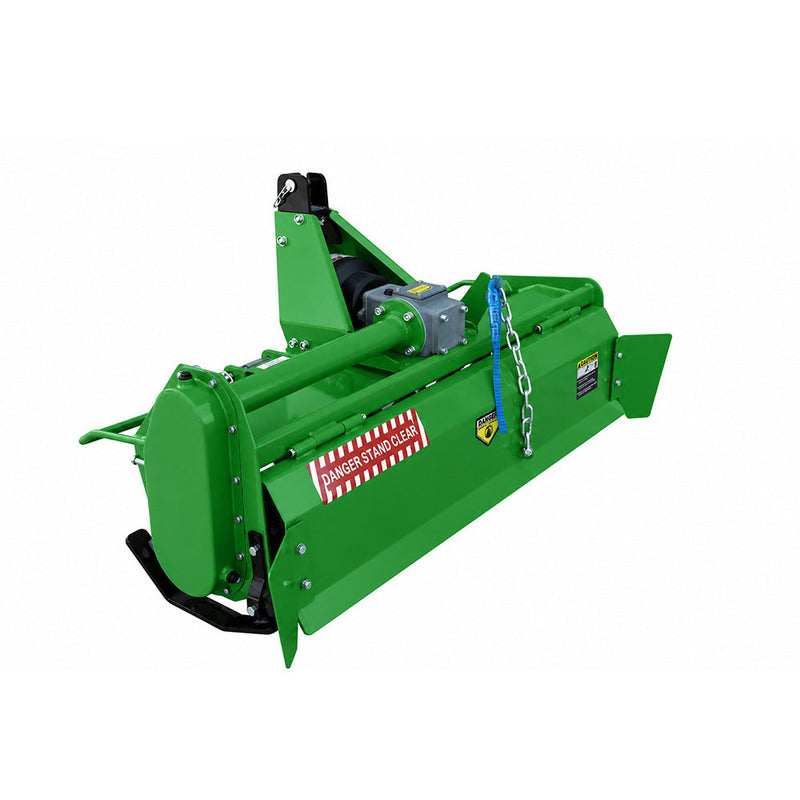 34" 3-Point PTO Rotary Tiller, Category 1 Hitch, 540 RPM, 15-35 HP Tractor, 16 Heavy-duty Tines, SF-RTL85
