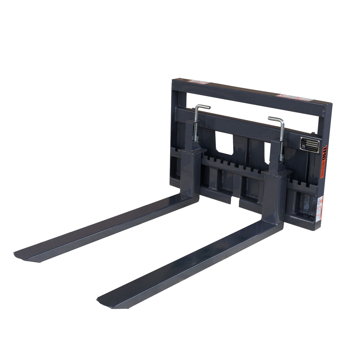 36" Pallet Fork for Mini Skid Steers with Toro Mount, 660 lbs Capacity and Wide Guard, Heavy Duty Forks TMG-SPFM36-TO