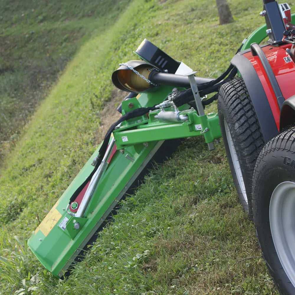Peruzzo 53” Rear Mounted Ditch Bank Flail Mower for 30 to 45 HP Tractors, Category 1 & 2, MFR #: Fox Cross 1400, Made in Italy