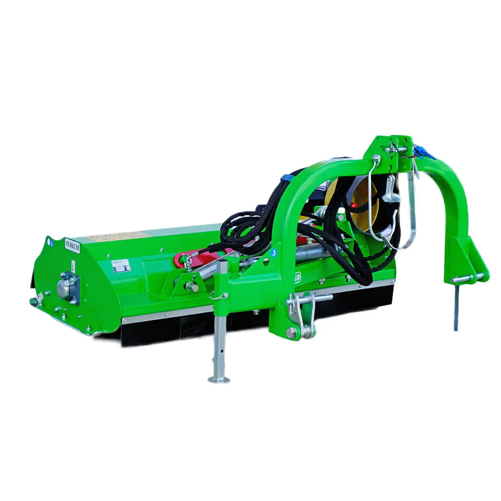 Peruzzo 53” Rear Mounted Ditch Bank Flail Mower for 30 to 45 HP Tractors, Category 1 & 2, MFR #: Fox Cross 1400, Made in Italy