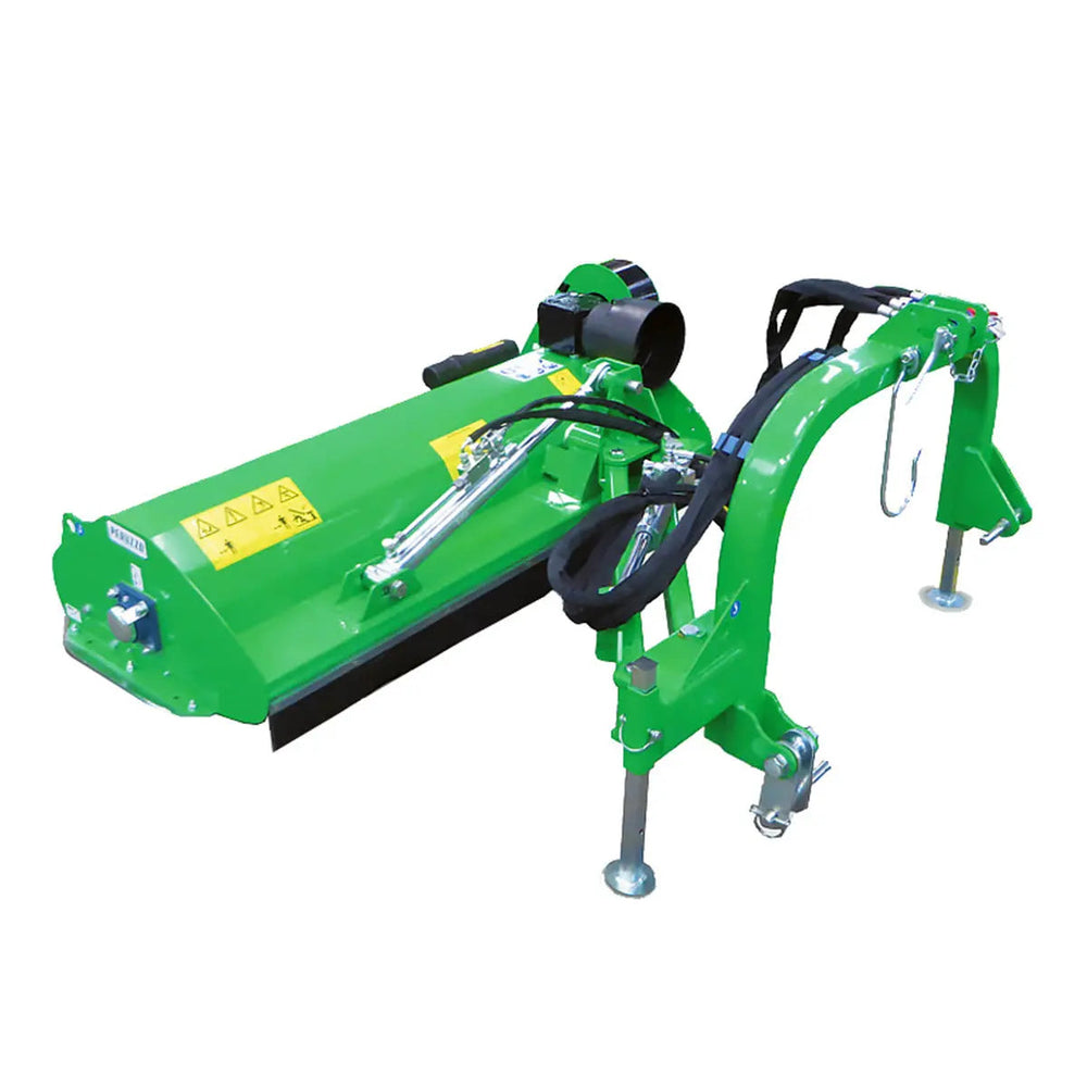 Peruzzo 53” Rear Mounted Ditch Bank Flail Mower for 30 to 45 HP Tractors, Category 1 & 2, MFR #: Fox Cross 1400, Made in Italy