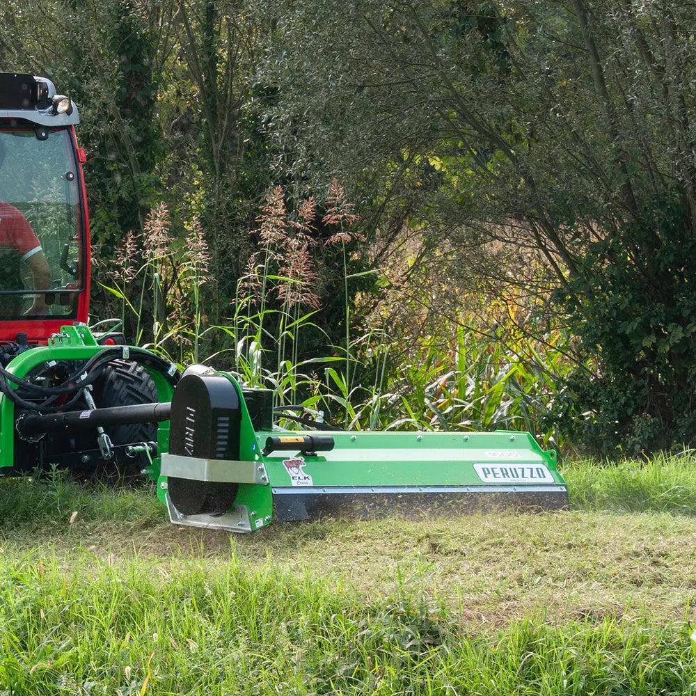 Peruzzo 67” Rear Mounted Ditch Bank Flail Mower for 35 to 45 HP Tractors, Category 1 & 2, MFR #: Elk Cross 1400, Made in Italy