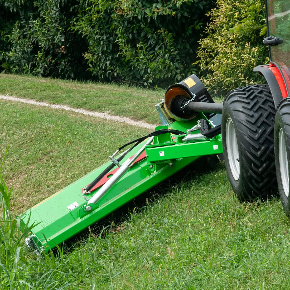 Side skids, overrun clutch gearbox