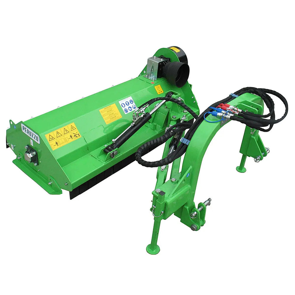Peruzzo 67” Rear Mounted Ditch Bank Flail Mower for 35 to 45 HP Tractors, Category 1 & 2, MFR #: Elk Cross 1400, Made in Italy