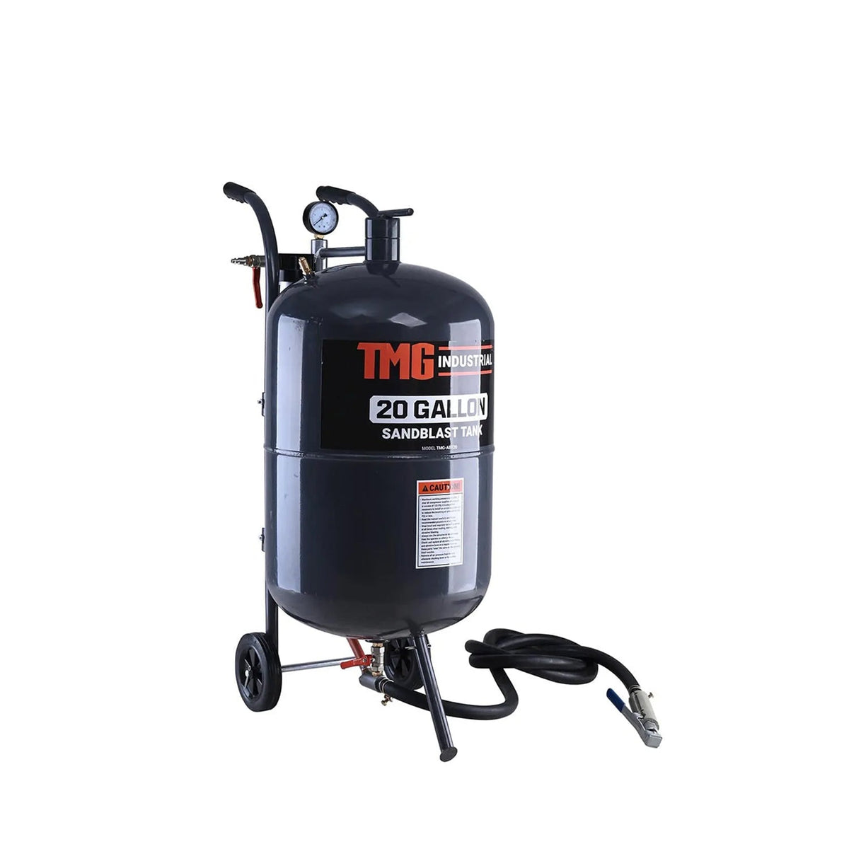 20 Gallon Pressure Abrasive Sandblasters, 6-25 CFM TMG-ABT20