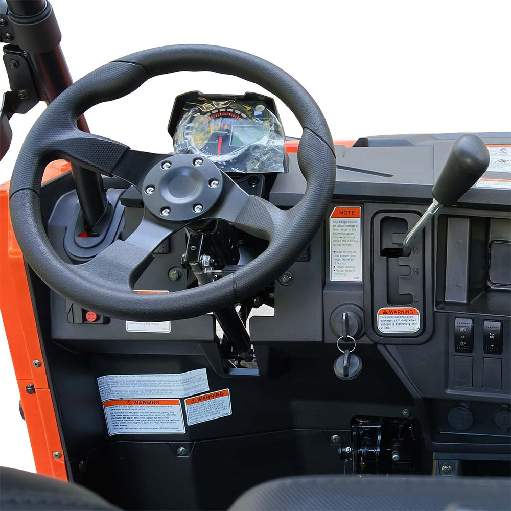493cc UTV / Side-by-Side with On-Demand 4WD, EPS, 2 Seats with Headrests, Locking Differential, Trailer Hitch, and 3000 lb winch TMG-ATU565