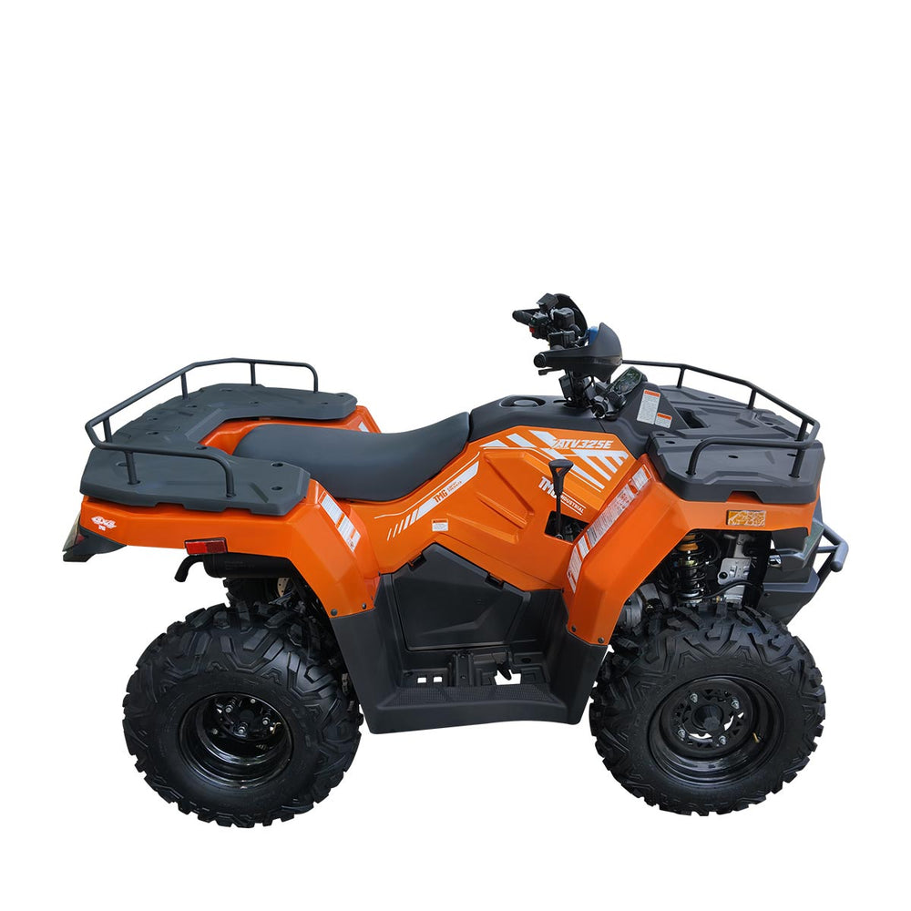 275cc ATV with On-Demand 4WD, Locking Differential, Cargo Racks, Trailer Hitch, and LED Lighting TMG-ATV325