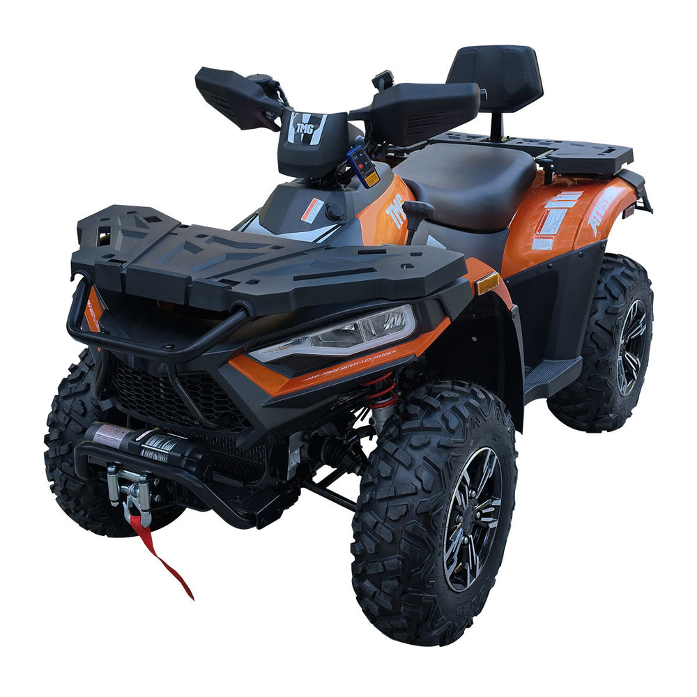 493cc ATV with On-Demand 4WD, Locking Differential, Trailer Hitch, Cargo Racks, and LED Lighting TMG-ATV555
