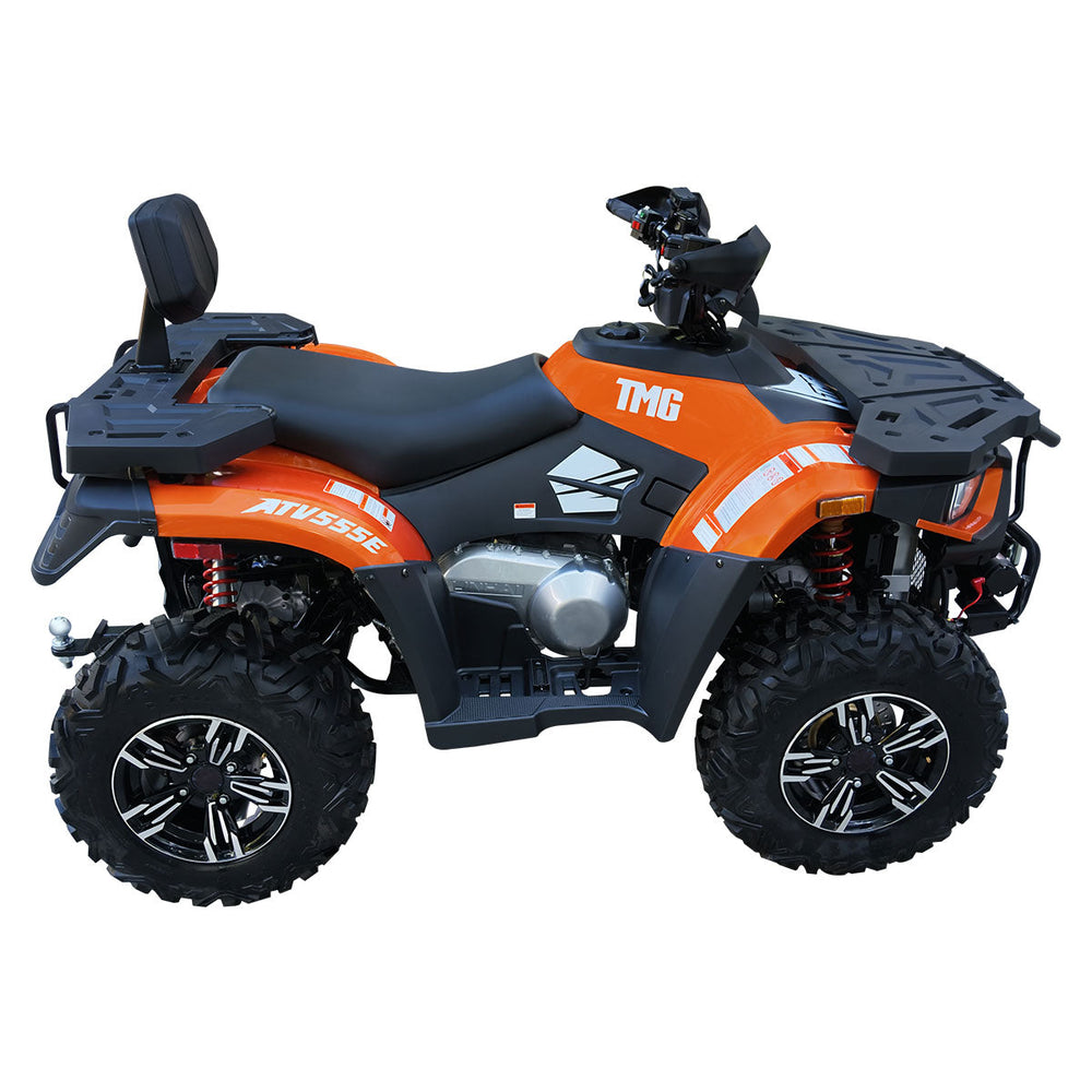 493cc ATV with On-Demand 4WD, Locking Differential, Trailer Hitch, Cargo Racks, and LED Lighting TMG-ATV555