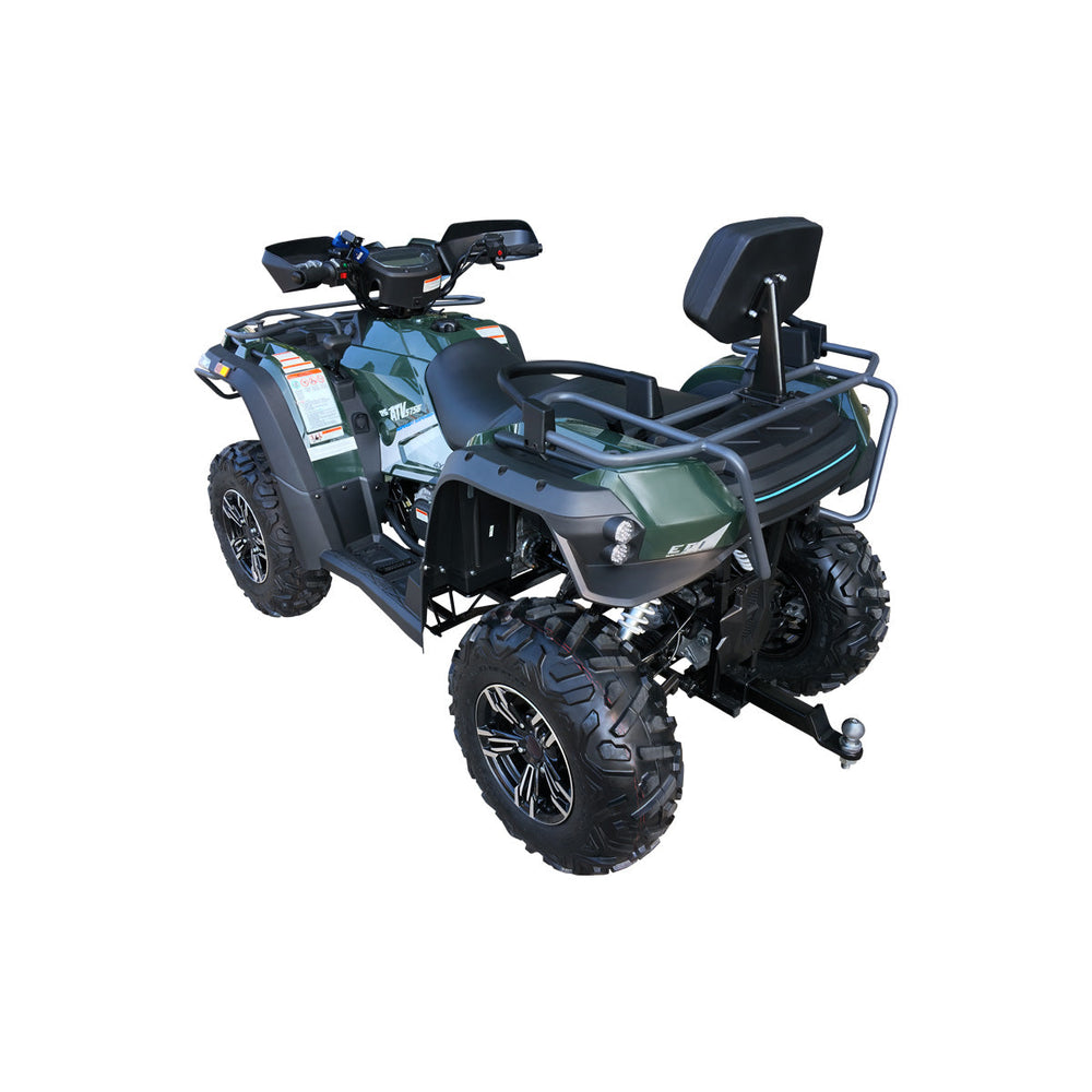 493cc ATV with On-Demand 4WD, EPS, 2-Up Seating & Backrest, Locking Differential, and Trailer Hitch TMG-ATV575