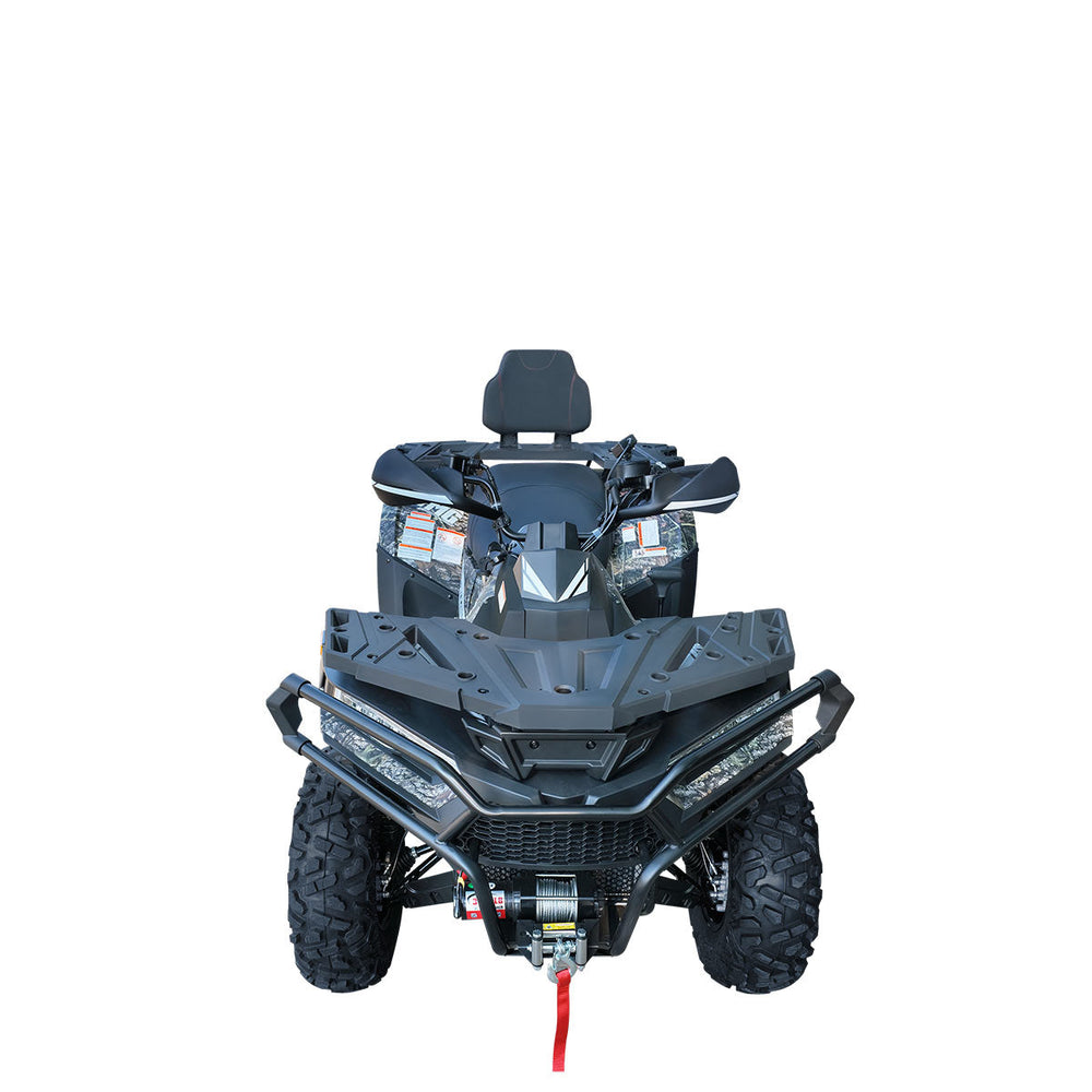 585cc ATV with On-Demand 4WD, EPS, CVTech Transmission, 2-Up Seating & Backrest, Locking Differentials, and Trailer Hitch TMG-ATV765