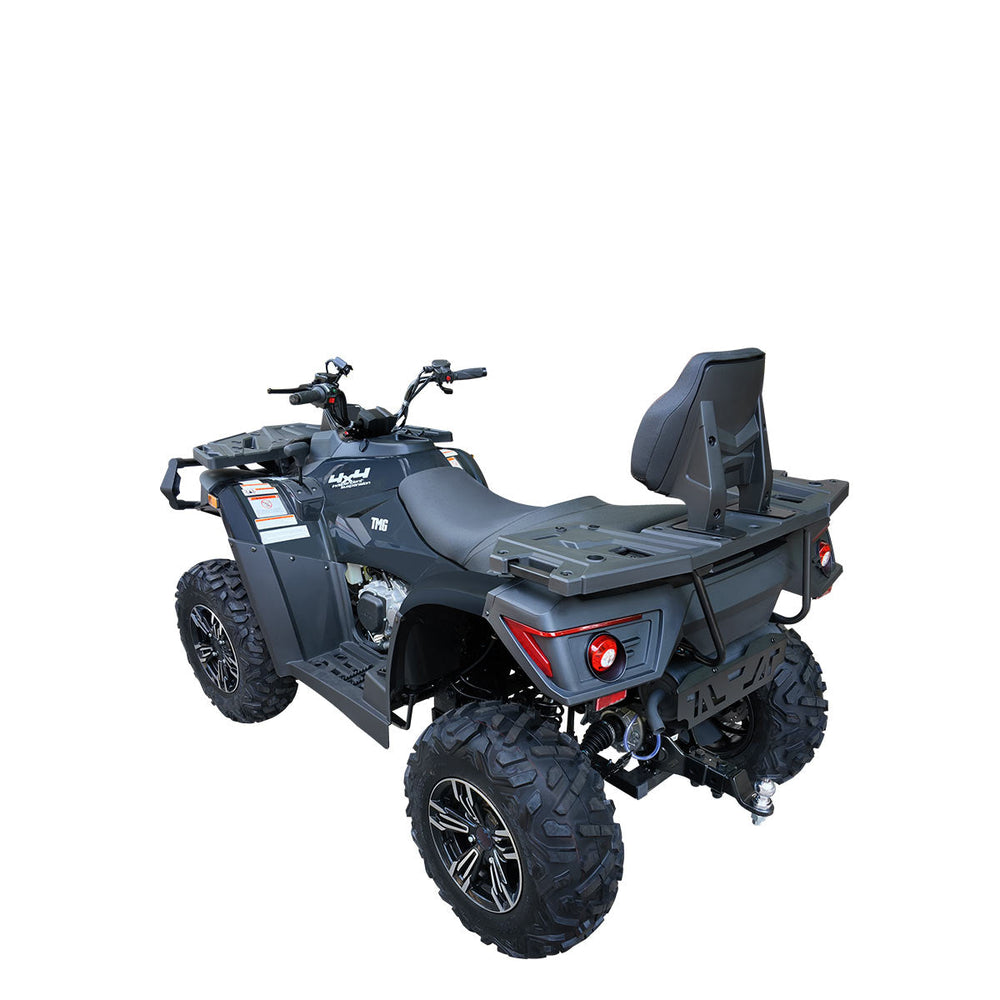 585cc ATV with On-Demand 4WD, EPS, CVTech Transmission, 2-Up Seating & Backrest, Locking Differentials, and Trailer Hitch TMG-ATV765