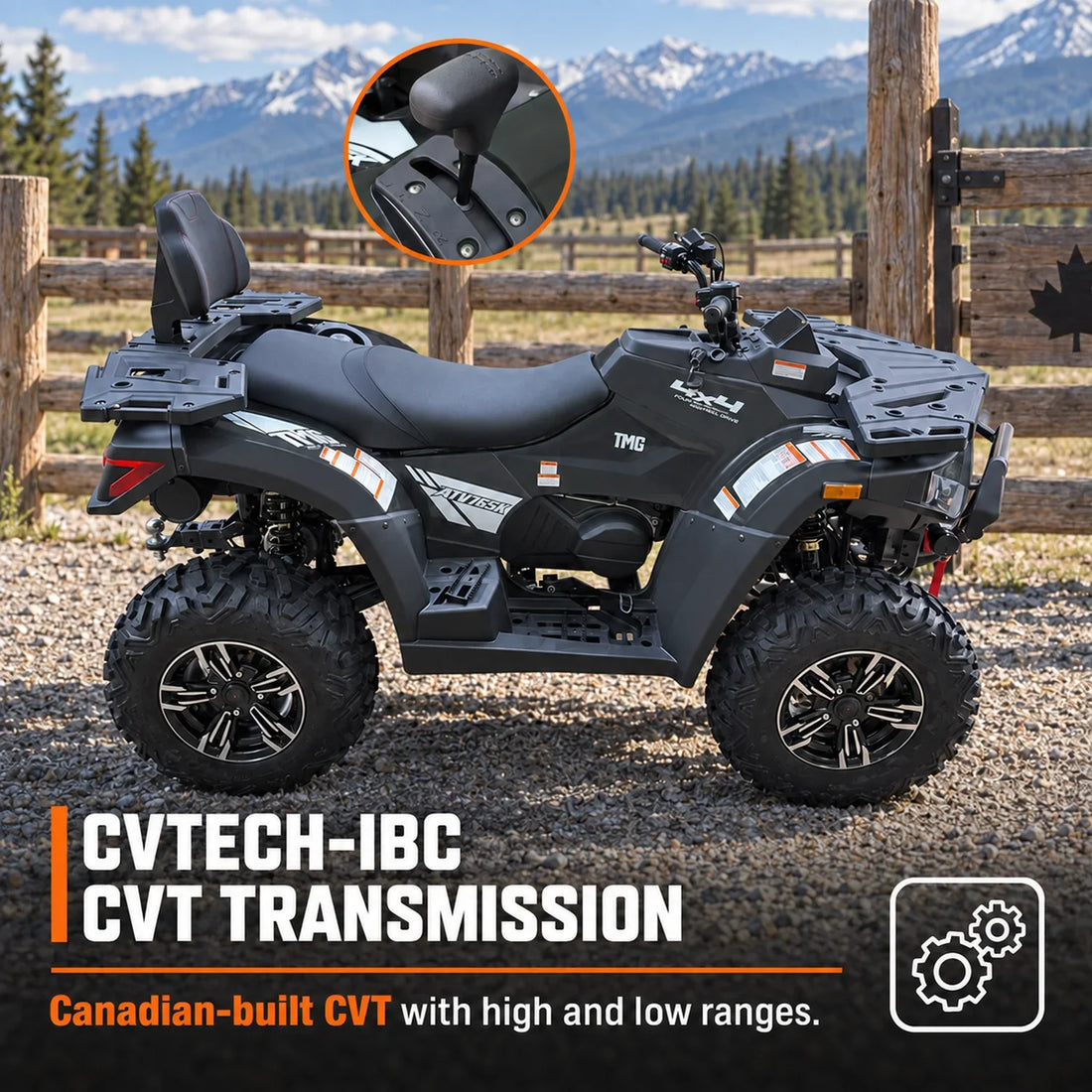 On - demand 4WD drivetrain