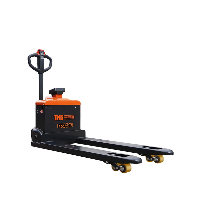 4400-lb Fully Electric Powered Pallet Jack Truck with Scale, 48" Forks, 2" LCD, TMG-FPJ44E
