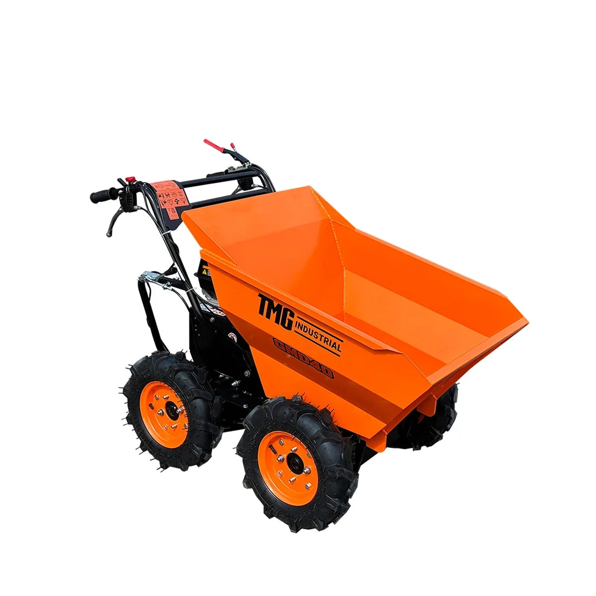880 lb Wheeled Dumper, All-Wheel Drive, 196cc 6.5 HP Gas Engine, 3-Speed Transmission, TMG-GMD40