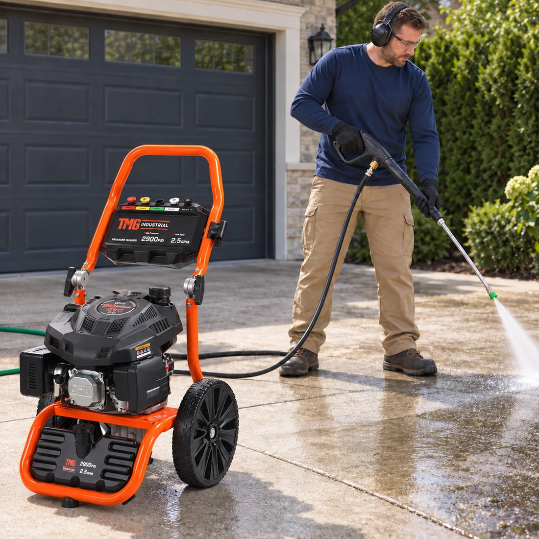 Puissance de nettoyage de 2 900 PSI