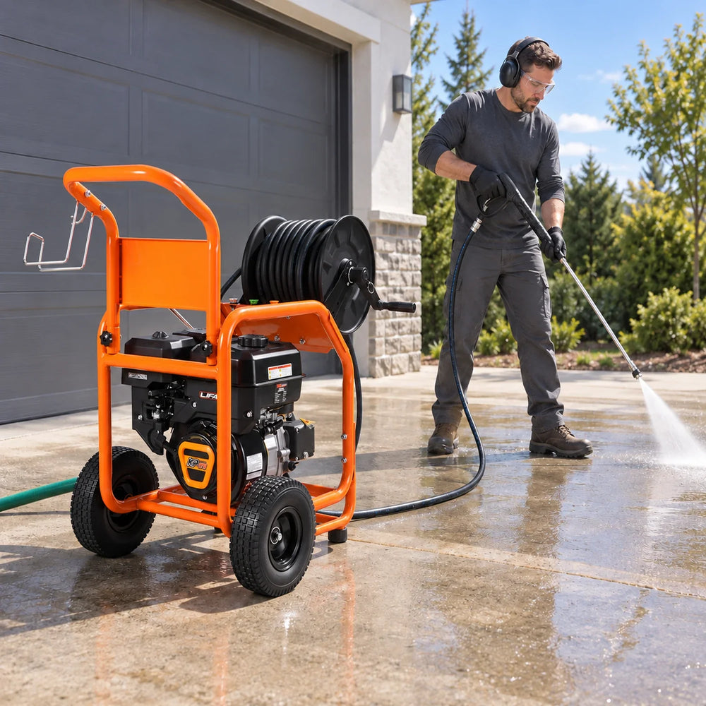 Nettoyeur à essence de 3 335 PSI, pompe triplex