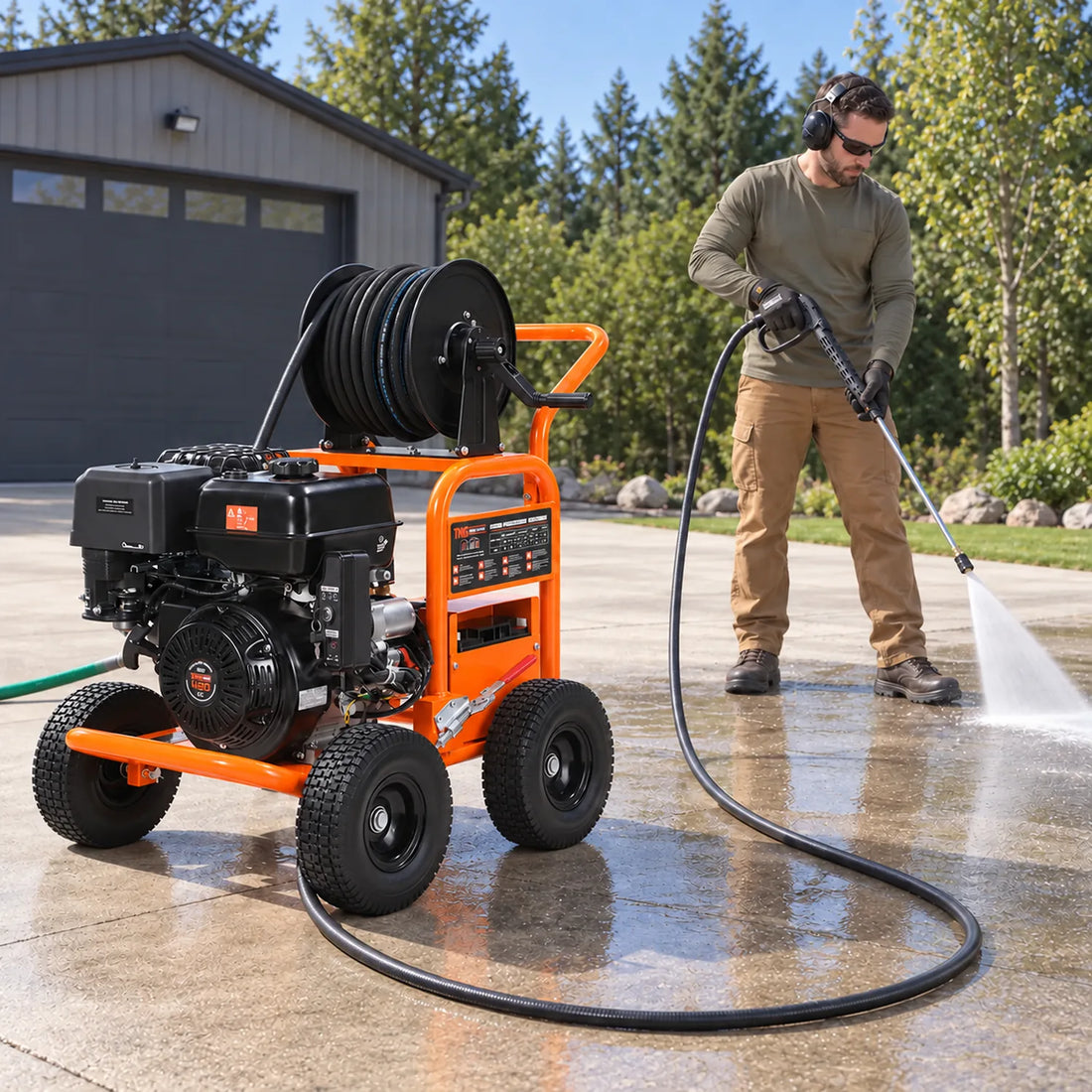3600 PSI cleaning power