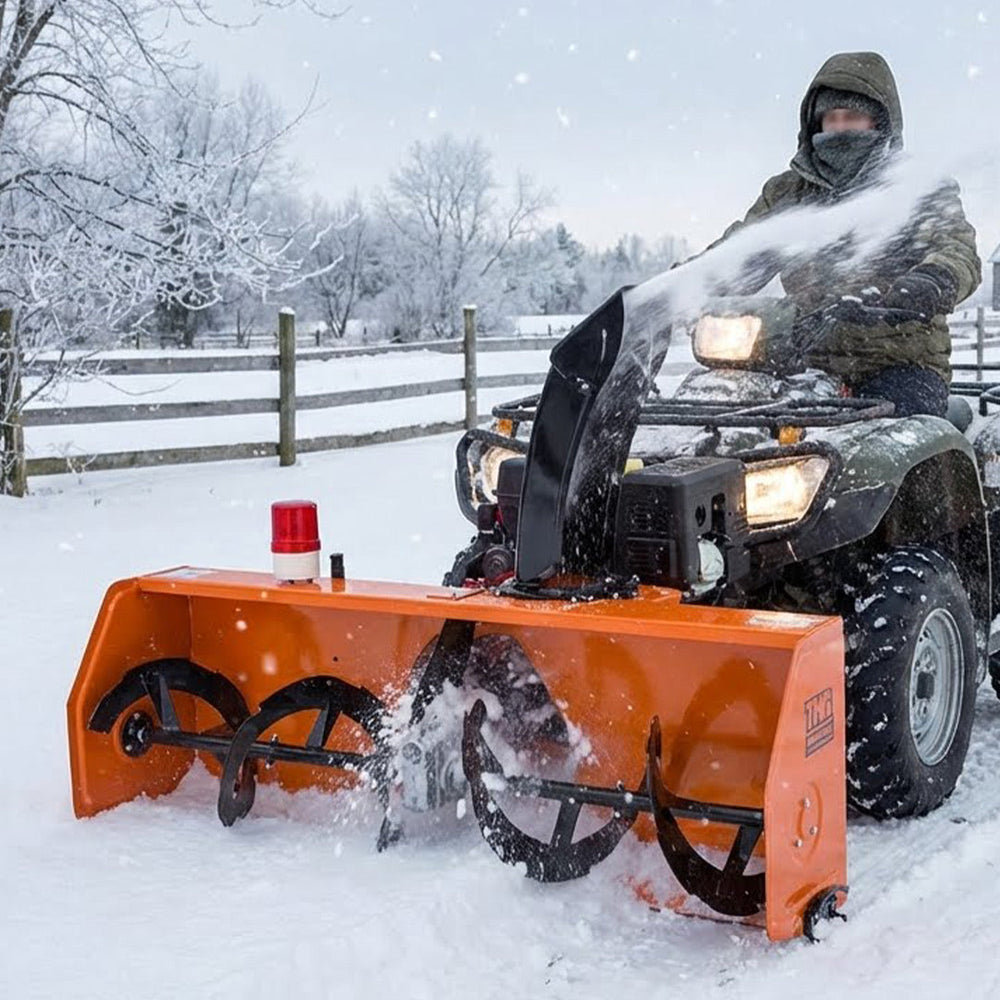 Souffleuse à neige à essence de 60 po pour VTT/VTC