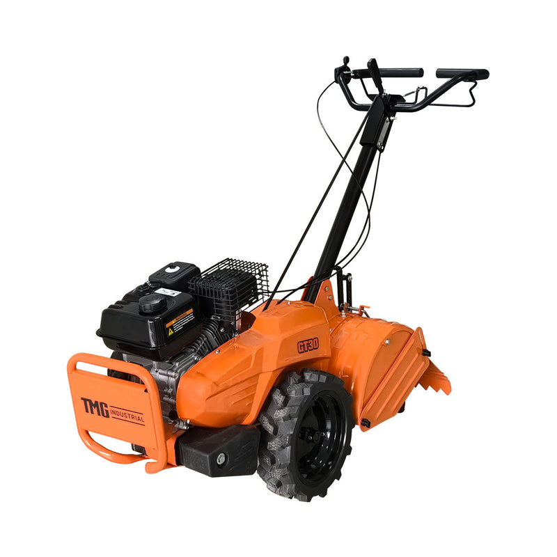 18" Self-Propelled Garden Tiller, Dual Rotation, 6.5” Tilling Depth, 196cc (6.5HP) Gas Engine, TMG-GT30