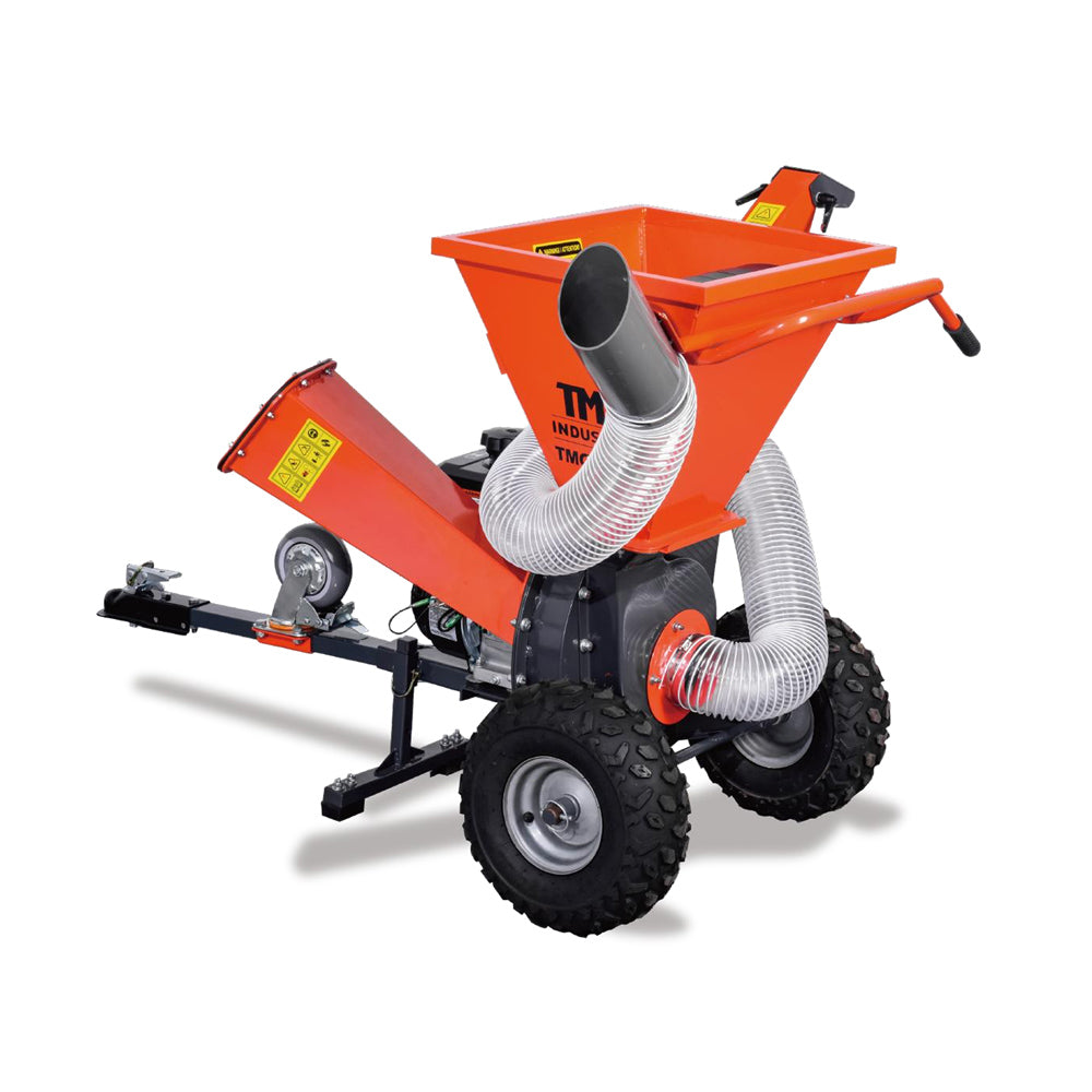 3" Wood Chipper Shredder Vacuum with 7 HP Gas Engine, 1-7/8" Hitch, ATV/UTV Tow Behind, TMG-GWC3L