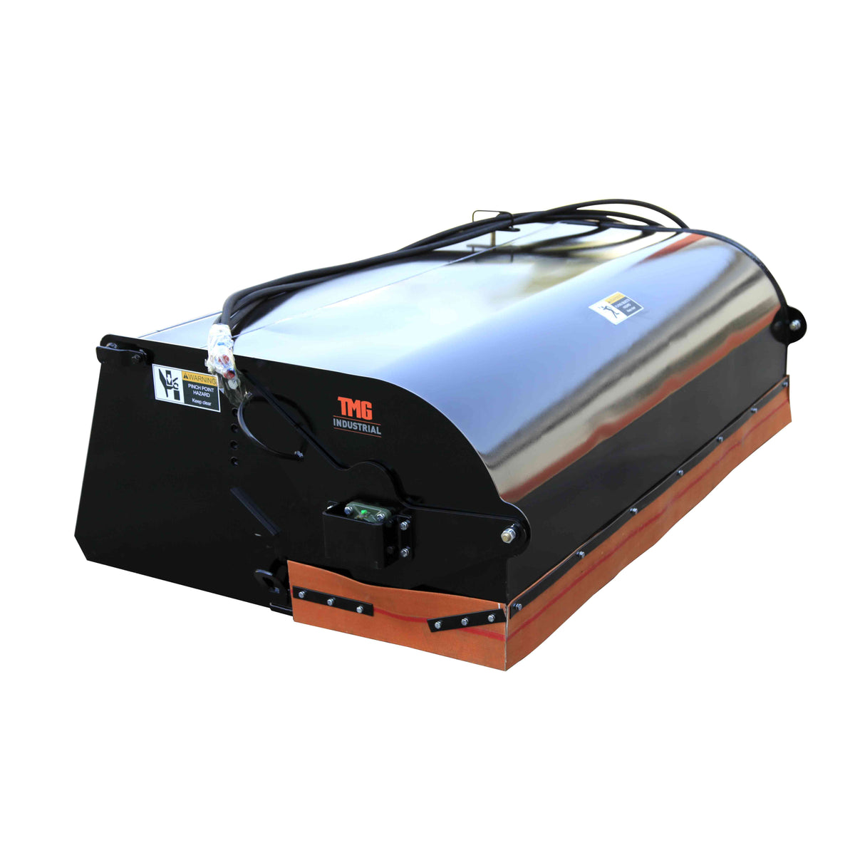 Balayeuse ramasseuse de 72 po avec godet pour chargeuse compacte