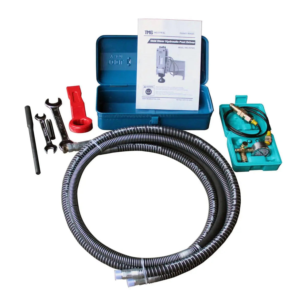 Enfonce-pieux pour chargeuse compacte