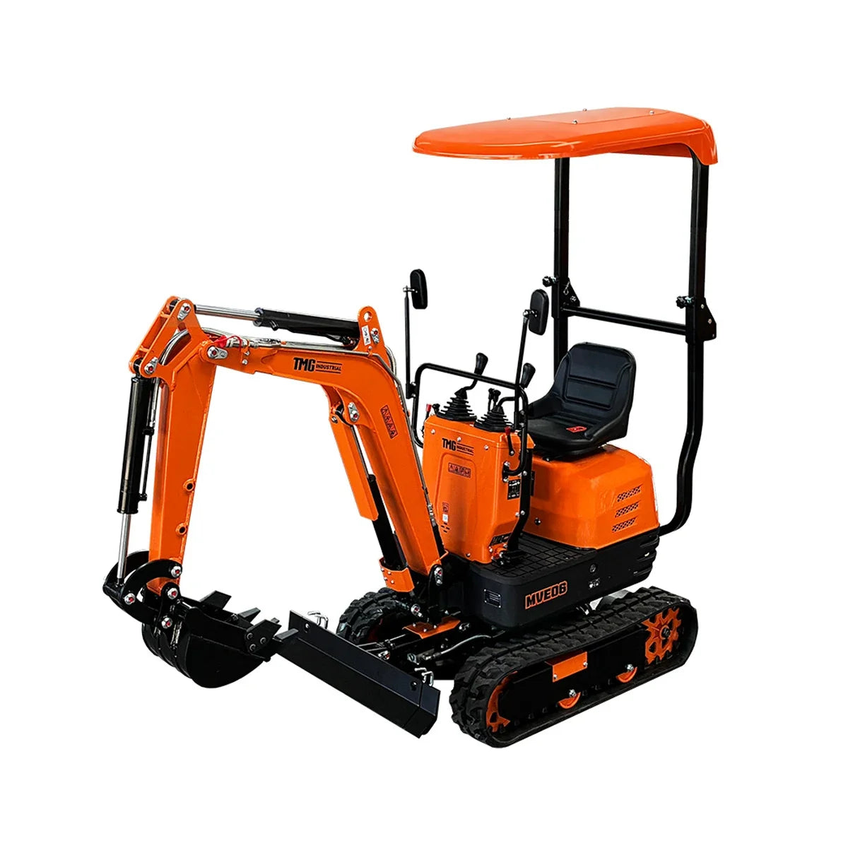 1830 LB Compact Mini Excavator, 306cc/8.5 HP Gas Engine, 12-¼” Bucket Width, 2600 Lb Digging Force, TMG-MVE06