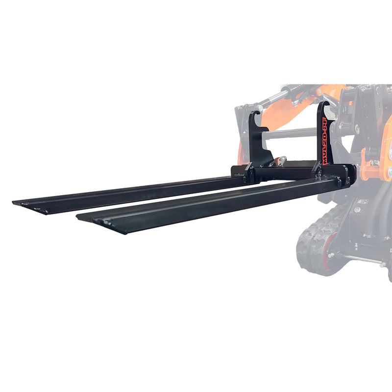 31-1/2" Pallet Fork, Heavy-duty High-Strength Steel, Works for TMG-MVL16 & TMG-MVL20 Stand-on Skid Steer, TMG-MVL20-PF