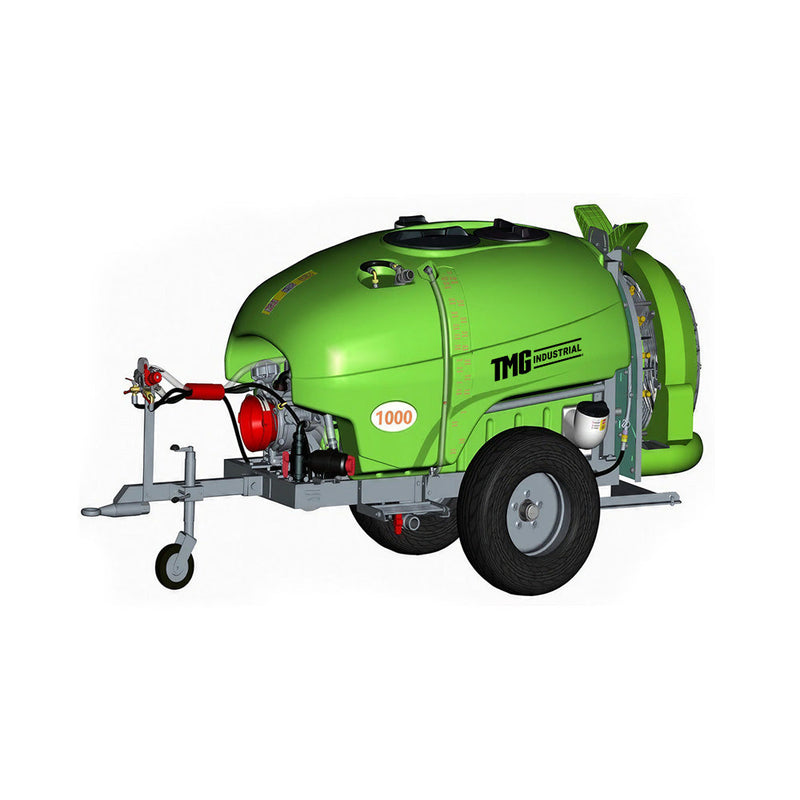 260 Gal Trailer Orchard Airblast Mist Sprayer, 34 GPM, Drawbar Hitch PTO, TMG-PST260