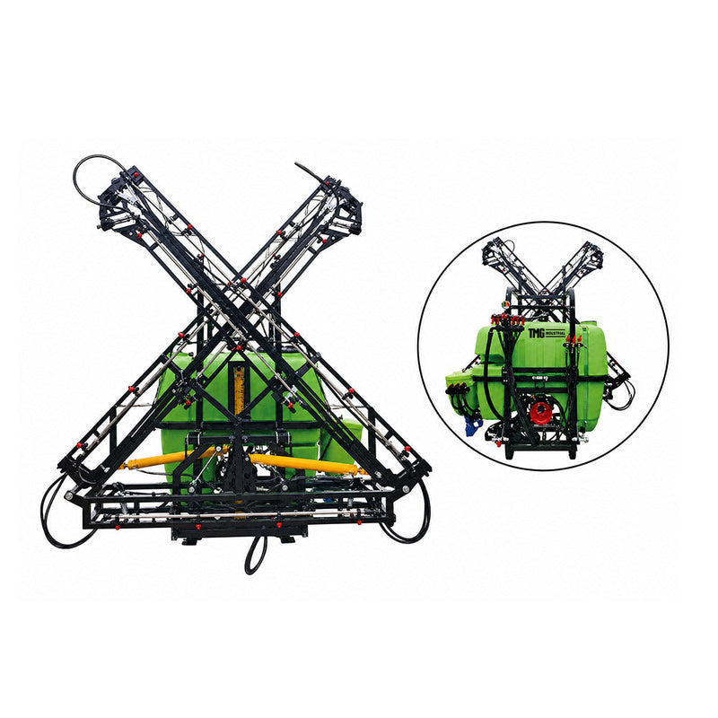 160 Gal Boom Sprayer, Hydraulic Folding 40' Boom, 20 GPM, Tractor Mounted 3-Point PTO, TMG-PSTB160H