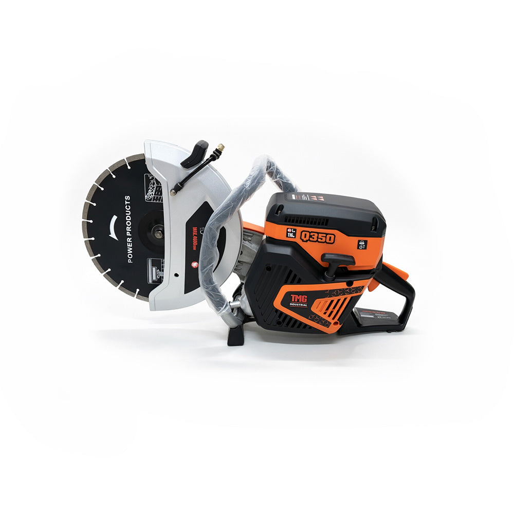 TMG-Q350 14" Gas Powered Concrete Cut-Off Saw, 4.9" Max Cutting Depth, 4.7 HP Engine - image 01